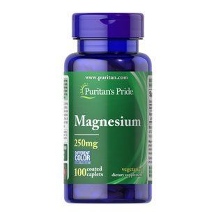 Магній, Magnesium 250mg - 200 caps 2022-10-2882 фото