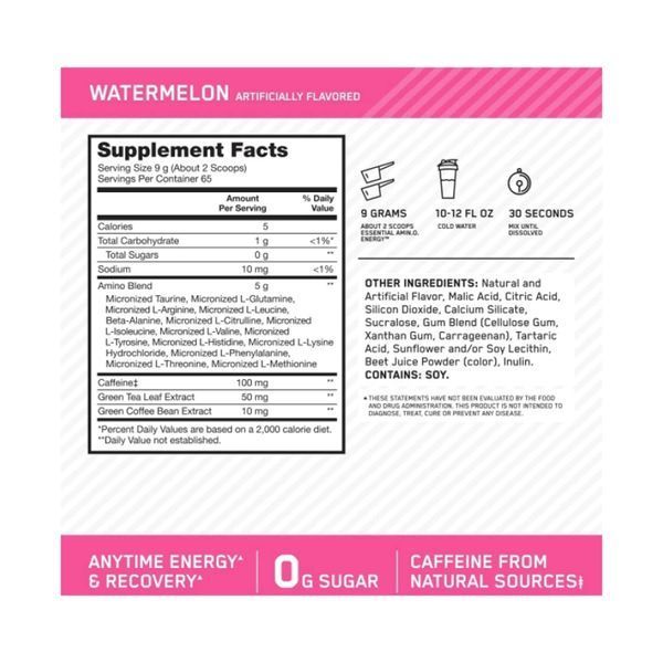 Предтренировочный комплекс, Amino Energy - 270g Watermelon 2023-10-2771 фото