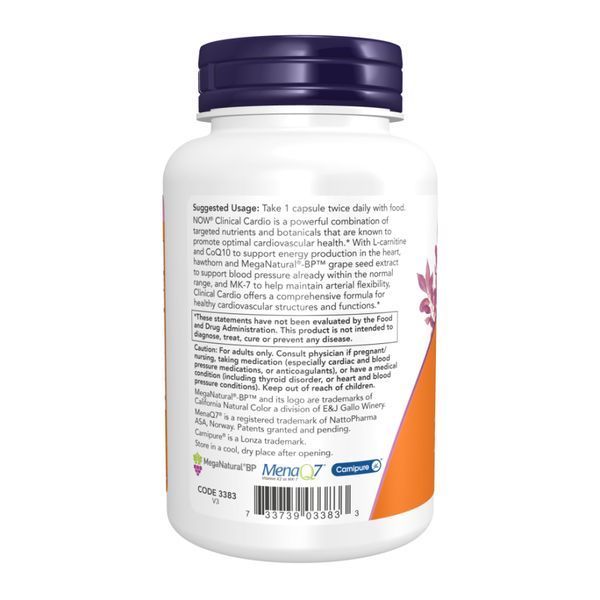 Підтримка серцево-судинної системи, Clinical Cardio - 90 vcaps 2023-10-2825 фото