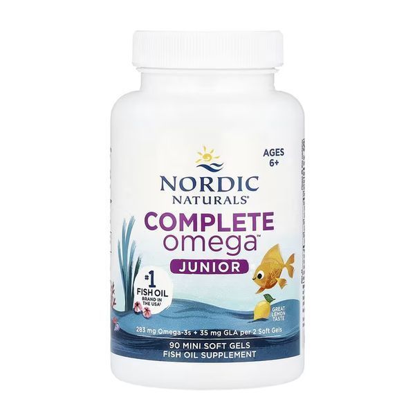 Комплекс Омега-3, 6, 9 для дітей, Complete Omega Junior - 90 mini softgels 2023-10-5941 фото
