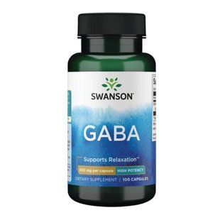 GABA 500 mg - 100 caps 100-60-6564189-20 фото
