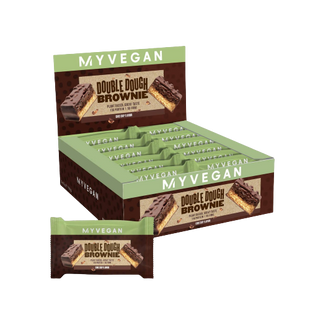 Протеиновые батончики, Vegan Double Dough Brownie - 12x60g Chocolate Chip 2022-09-0210 фото