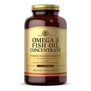 Омега-3, Omega-3 Fish Oil Concentrate - 240 Softgels 2022-10-0734 фото