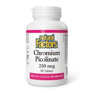 Chromium Picolinate 250mcg - 90 tabs 2023-10-6702 фото