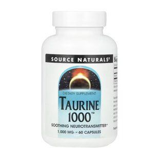 Taurine 1000&trade; 1000 mg - 60 caps 2023-10-6152 фото