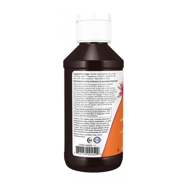 Витамин Б12 (жидкий), Ultra B-12 Liquid - 118 ml 2023-10-4535 фото