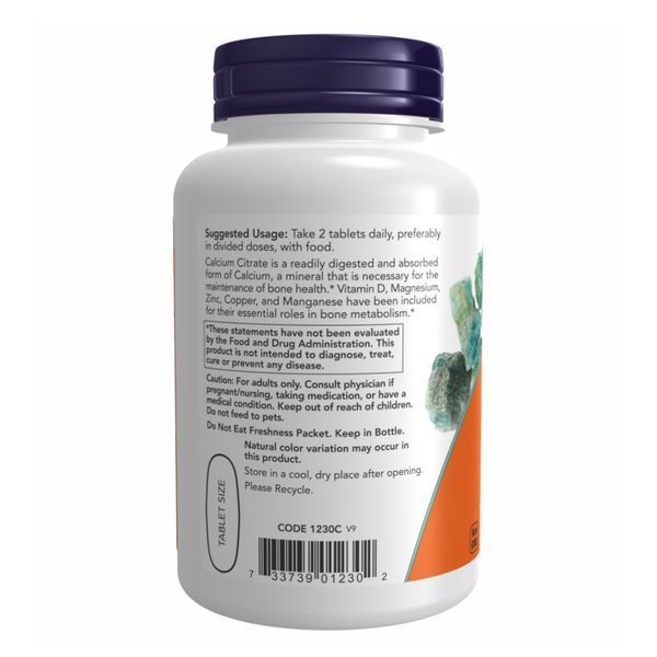 Кальций Цитрат с минералами, Calcium Citrate W/Min - 250 tabs 2022-10-1337 фото