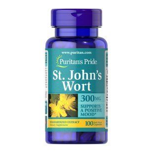 Екстракт Звіробою, St. Johns Wort Standardized Extract 300mg - 100 caps 2023-10-2523 фото
