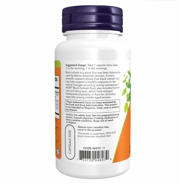 Клопогон, Black Cohosh 80mg - 90 vcaps 2022-10-1389 фото
