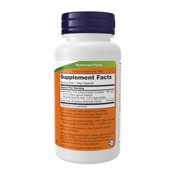 Экстракт витекса, Chaste Berry Vitex Extract 300 mg - 90 vcaps 2023-10-2496 фото