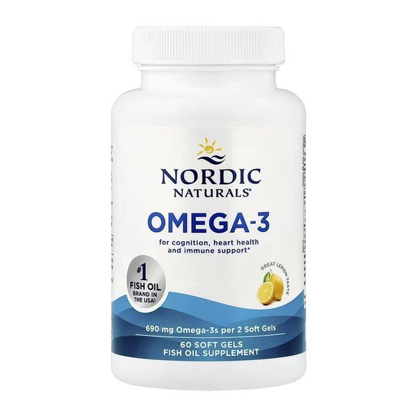Омега-3, Omega-3 - 60 softgels 2023-10-5943 фото