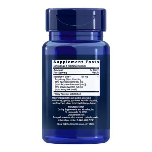 Ресвератрол, Resveratrol 100 mg - 30 vcaps 2022-10-1955 фото