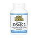 Vitamin D3 & K2 25 mcg (1000 IU) & 120 mcg - 60 softgels 2023-10-6543 фото 1