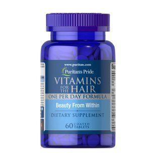 Вітаміни для волосся, Vitamins for the Hair One per Day Formula - 60 tabs 100-53-1447459-20 фото