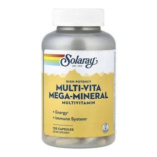 Мультиминеральный и витаминный комплекс, Mega-Mineral Multi-Vitamin - 120 caps 2023-10-6750 фото