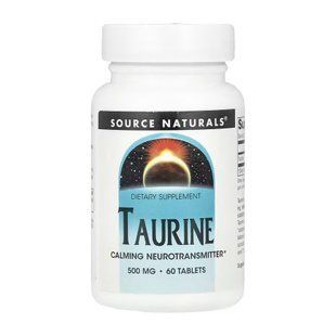 Taurine 500 mg - 60 tabs 2023-10-6145 фото