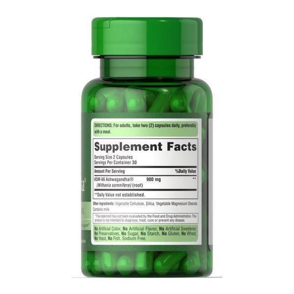 Ашвагандха, Ashwagandha KSM-66 450mg - 60caps 2022-10-2798 фото