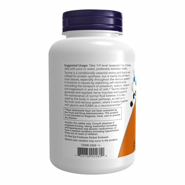 Таурин, Taurine Powder - 227g 2022-10-1395 фото
