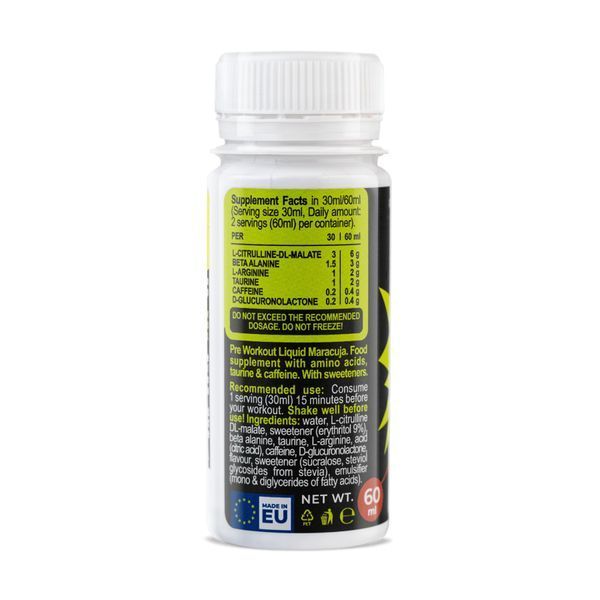 Адреналиновый шот, Adrenaline Liquid Shot - 60ml Maracuja 2023-10-3490 фото