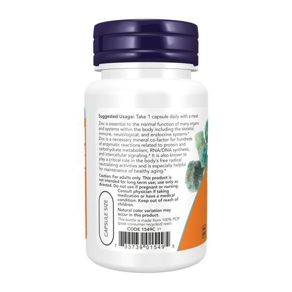 Цинк пиколинат, Zinc Picolinate 50 mg - 30 vcaps 2023-10-3279 фото