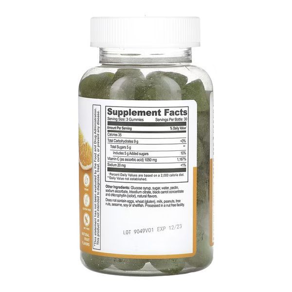 Витамин С, Vitamin C 1050mg Adult - 90 gummies 2023-10-7299 фото