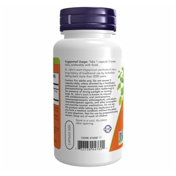 Екстракт звіробою,  ST. John's Wort 300mg - 100 vcaps 2022-10-1439 фото