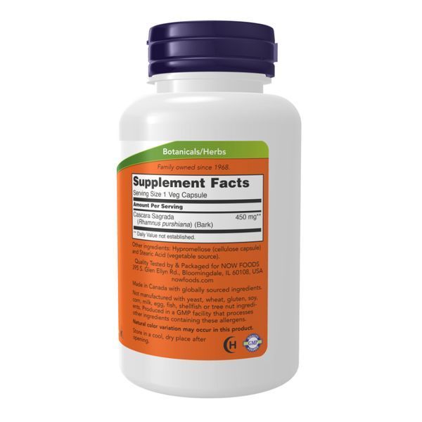 Каскара саграда, Cascara Sagrada 450 mg - 250 vcaps 2023-10-2495 фото