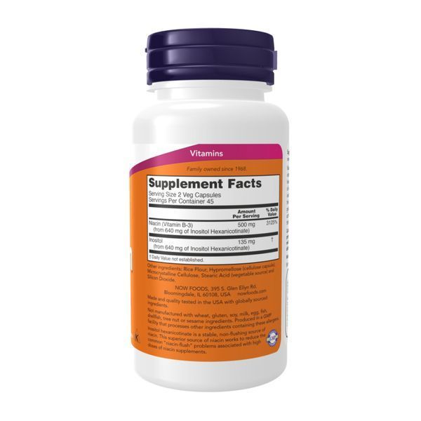 Flush-Free Niacin 250mg - 180 vcaps 2023-10-4537 фото