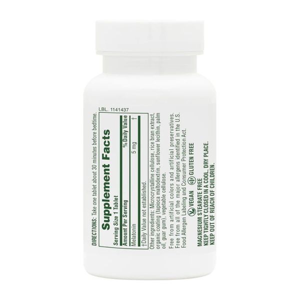 Мелатонін, Fast Acting Melatonin 5mg - 90 tabs 2023-10-3241 фото
