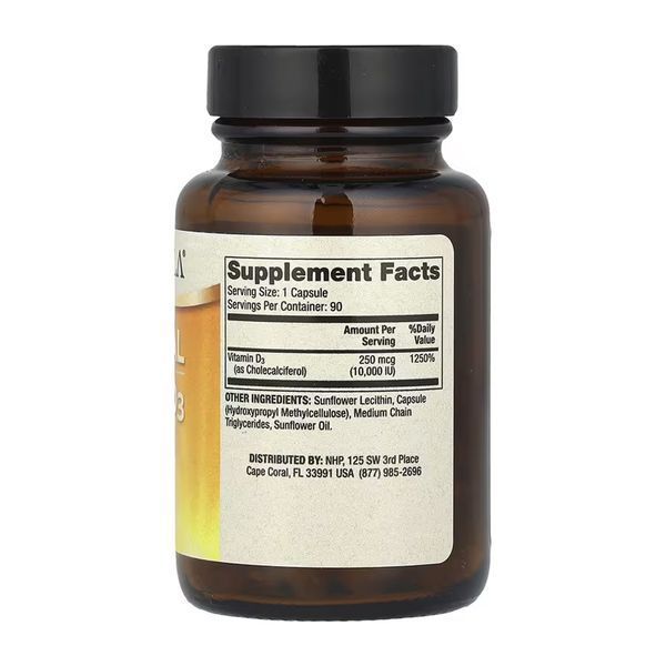 Витамин D3, Liposomal Vitamin D3 10000 IU - 90 caps 2024-11-0475 фото