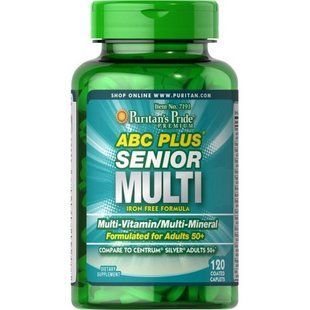 Мультивітамінна формула, ABC PLUS Senior Multivitamin - 120tabs 100-25-6089936-20 фото