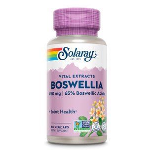 Экстракт Босвелии, Solaray Boswellia Resin Extract 450mg - 60 vcaps 2023-10-2145 фото
