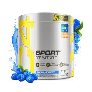 C4 Pre Workout - 213g Blue Raspberry 2023-10-4779 фото