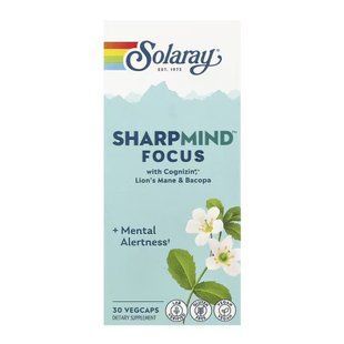 Ноотропный комплекс, SharpMind Nootropics Focus - 30 vcaps 2024-11-0250 фото