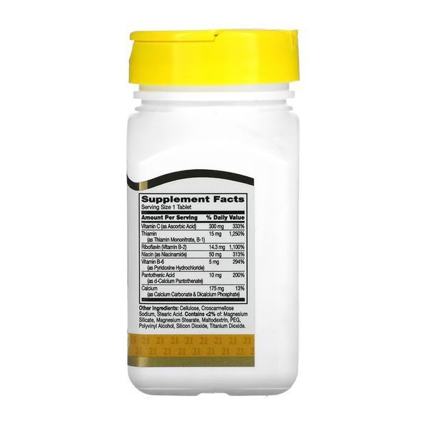 Комплекс вітамінів групи Б з вітаміном С, B Complex plus Vitamin C - 100 tabs 2023-10-7059 фото