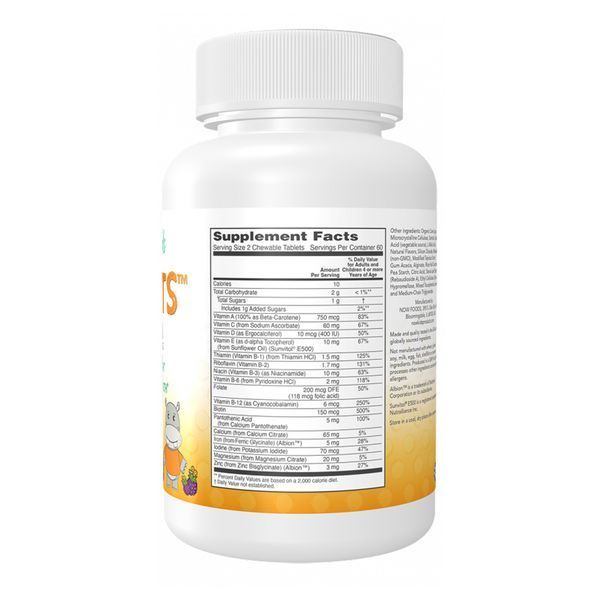 Детские мультивитамины, Kid Vits&trade; Grape Splash - 120 Chewable tabs 2023-10-5837 фото