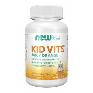 Детские мультивитамины, Kid Vits&trade; Juicy Orange - 120 tabs 2023-10-5709 фото