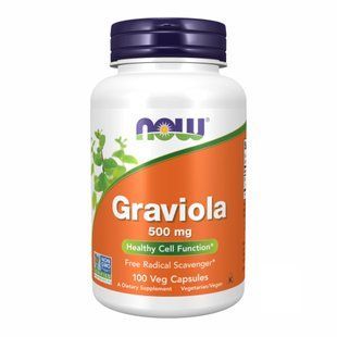 Гравиола, Graviola 500 mg - 100 vcaps 2022-10-0116 фото