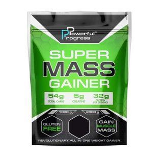 Гейнер, Super Mass Gainer - 1000g Hazelnut 100-94-6348288-20 фото