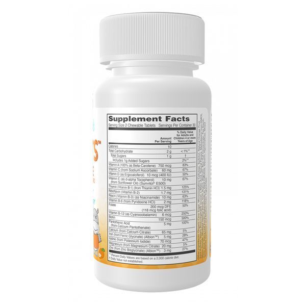 Детские мультивитамины, Kid Vits&trade; Juicy Orange - 120 tabs 2023-10-5709 фото