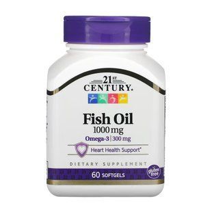 Fish Oil 1000 mg - 60 softgels 2023-10-7136 фото