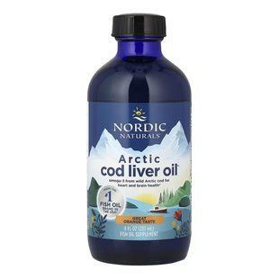 Олія печінки тріски, Arctic Cod Liver Oil&trade; - 237 ml Orange 2024-11-0966 фото