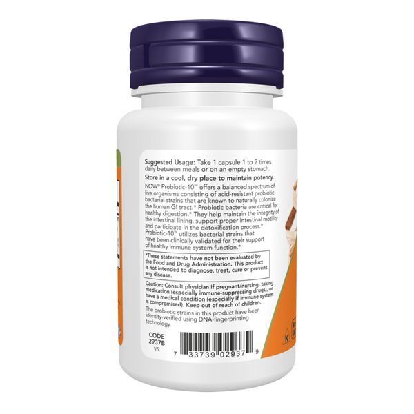 Пробиотик, Probiotic-10&trade; 25 Billion - 100 vcaps 2023-10-2491 фото