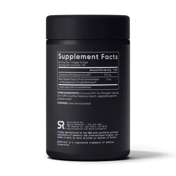 Коензим Q10, CoQ10 100mg - 120 veg softgels 2023-10-3439 фото