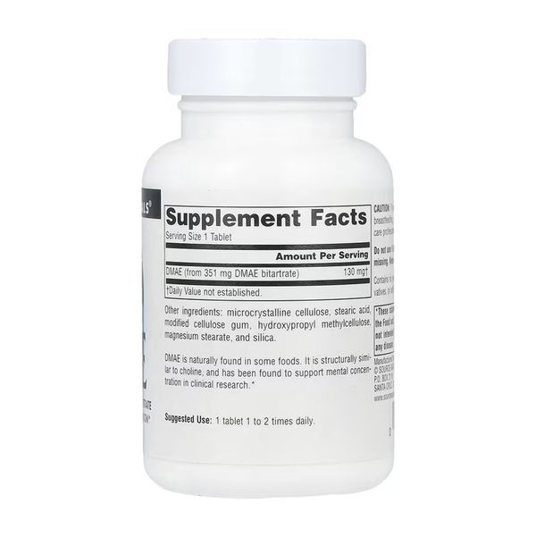 DMAE 351 mg - 100 tabs 2023-10-6474 фото