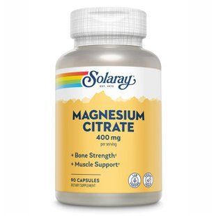 Магний Цитрат, Magnesium Citrate 400mg - 90 vcaps 2022-10-1036 фото