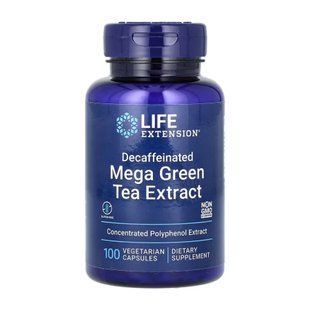 Экстракт зеленого чая (без кофеина), Decaffeinated Mega Green Tea Extract - 100 vcaps 2023-10-5200 фото
