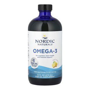 Омега-3, Omega-3 - 473ml Lemon 2024-11-0967 фото
