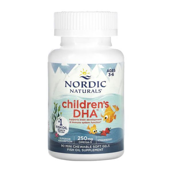 Омега-3 для детей, Children's DHA - 90 mini softgels 2023-10-5953 фото