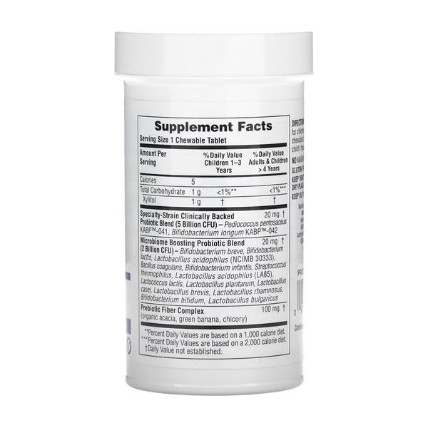 Пробіотики для дітей, Gi Natural Probiotic Kids - 30 chewables 2023-10-2374 фото